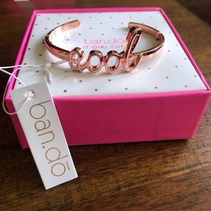 COOL rose gold cuff bracelet “It Girl Cuff” by ban.do